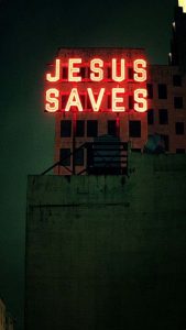 Jesus Saves iPhone Wallpaper