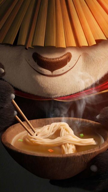 Kung fu panda 4 movie poster iPhone Wallpaper
