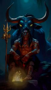 Lord Shiva Nandi iPhone Wallpaper