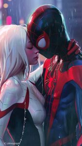 Miles and Stacy iPhone Wallpaper