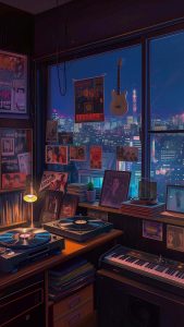 Music Room iPhone Wallpaper