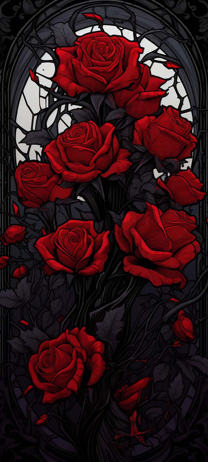 Rose Heart iPhone Wallpaper