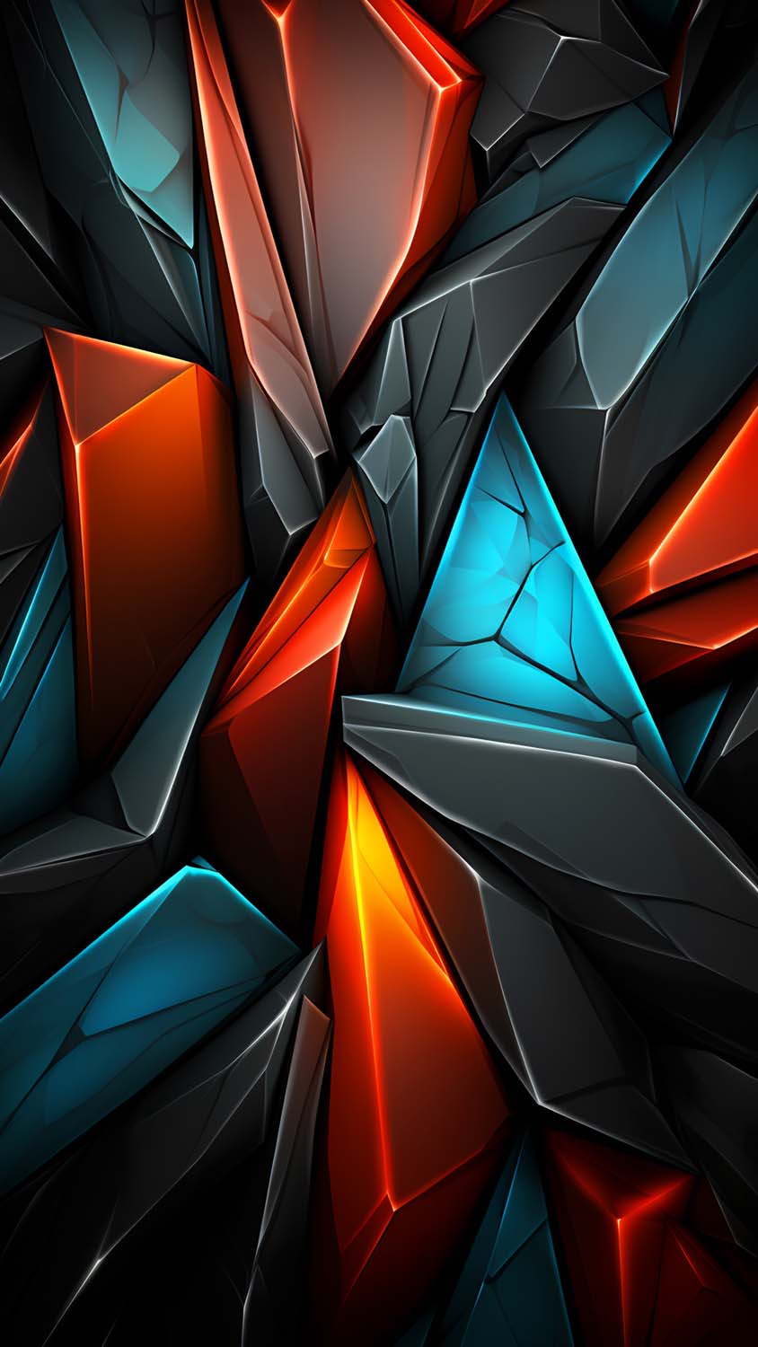 Sharp Stones Abstract iPhone Wallpapers