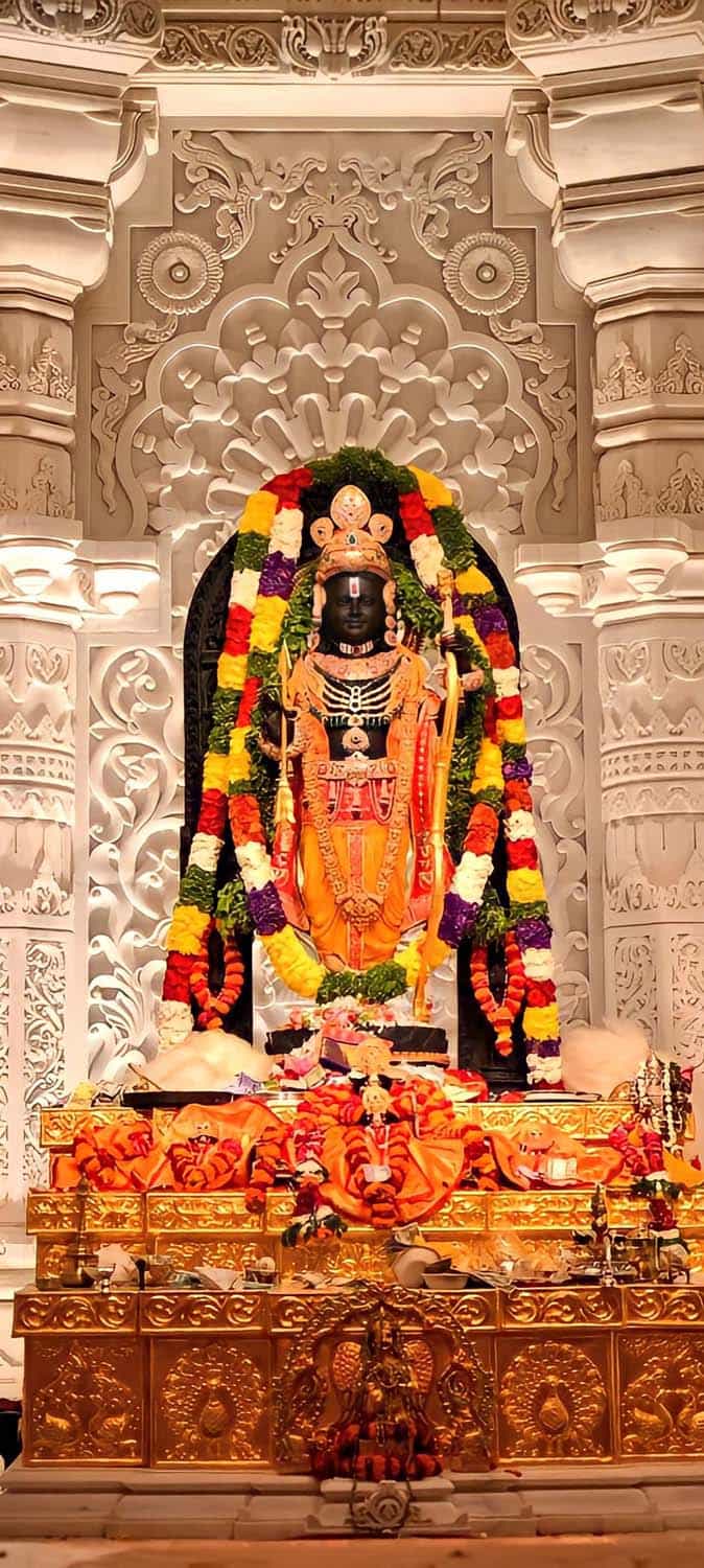 Shri Ram Temple Ayodhya iPhone Wallpaper