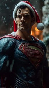 Superman Christmas iPhone Wallpaper HD