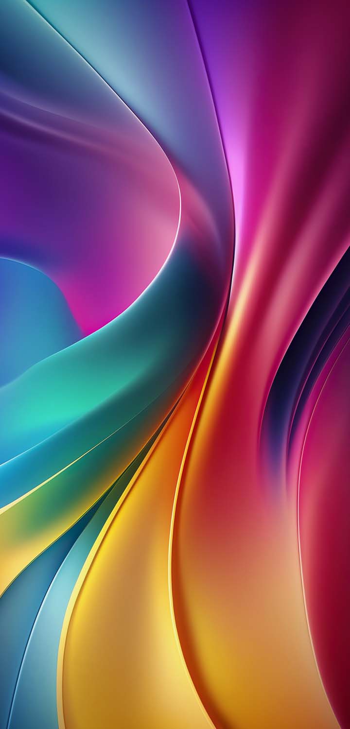 Waves Colours Abstract iPhone Wallpapers