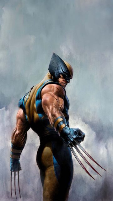 Wolverine adamantium metallic fury iPhone Wallpaper