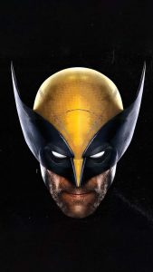 Wolverine mask artwork iPhone Wallpaper