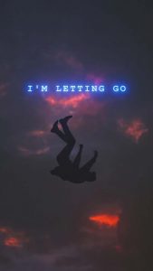i am letting go iPhone Wallpaper