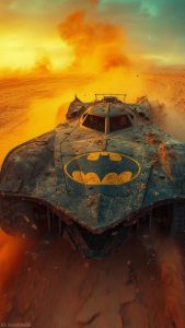 Batman Car Mad Max Theme iPhone Wallpaper HD