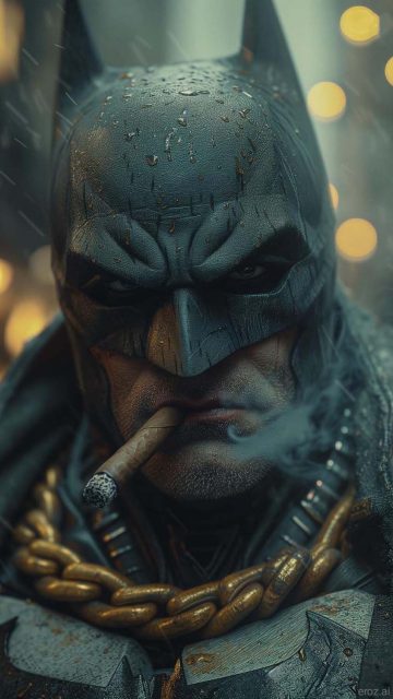 Batman Cigar Thug Life iPhone Wallpaper HD