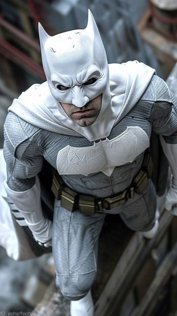 Batman White iPhone Wallpaper HD