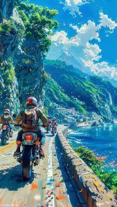 Bike Ride Adventure iPhone Wallpaper HD