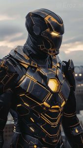 Black Iron Man iPhone Wallpaper HD