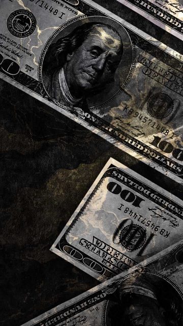 Dollar Bills Art iPhone Wallpaper HD