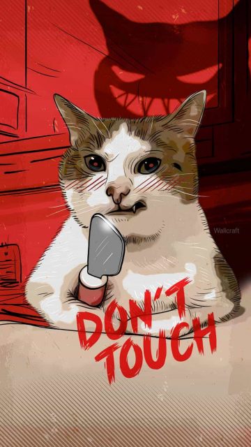 Dont Touch iPhone Wallpaper HD