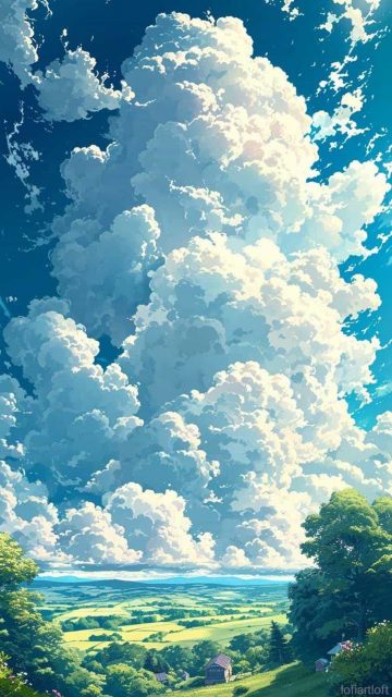 Giant Cloud iPhone Wallpaper HD