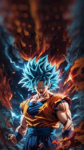 Goku Ultra Powers iPhone Wallpaper HD