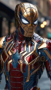 Iron Spidey iPhone Wallpaper HD