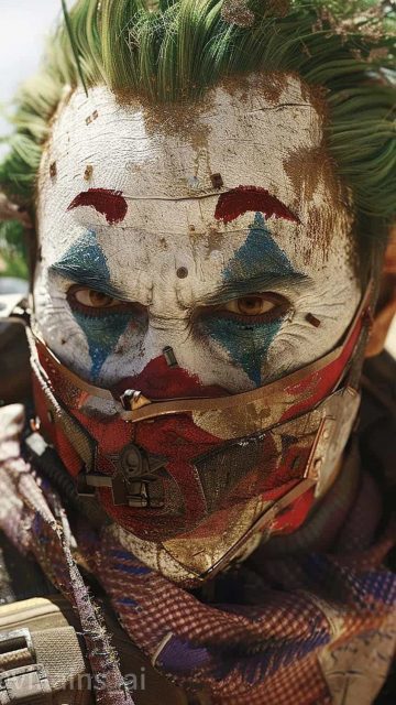 Joker Wasteland Mad Max Look iPhone Wallpaper HD