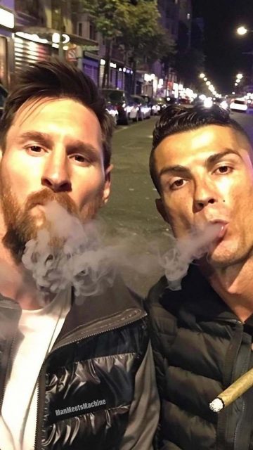 Messi and Ronaldo Bros iPhone Wallpaper HD