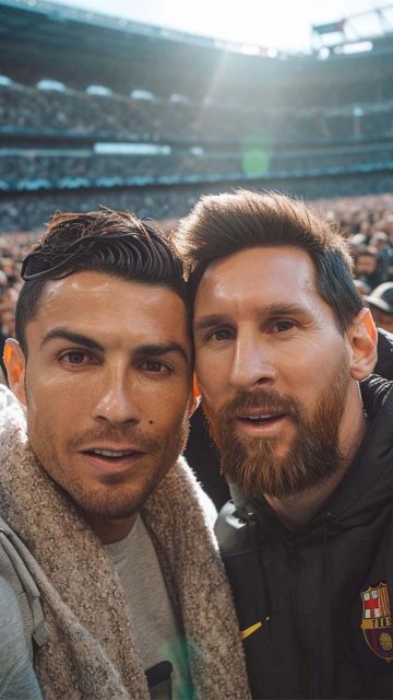 Messi and Ronaldo iPhone Wallpaper HD