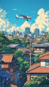 Plane Flying iPhone Wallpaper HD