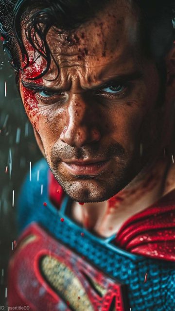 Superman Bleed iPhone Wallpaper HD