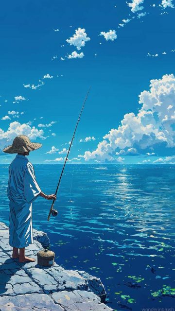 The Fisherman iPhone Wallpaper HD