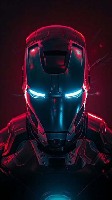 The Iron Man Helmet iPhone Wallpaper HD