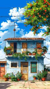 Tiny Dream Home iPhone Wallpaper HD