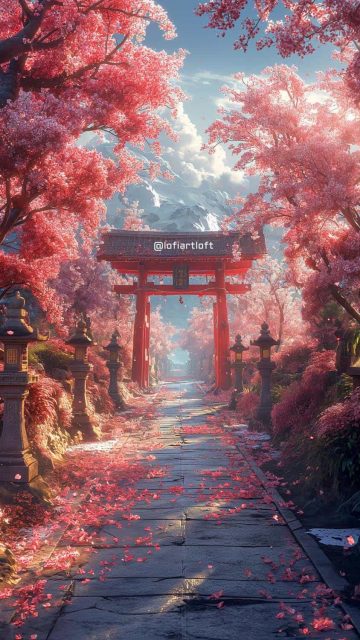 Torii Gate iPhone Wallpaper HD