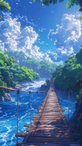 Wooden Bridge iPhone Wallpaper HD