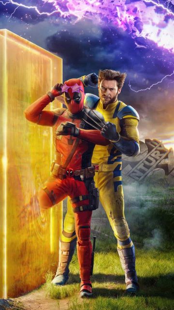 deadpool and wolverine movie 4k iPhone Wallpaper HD
