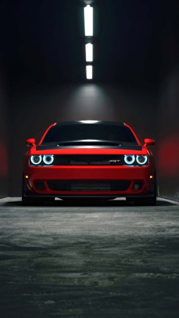 dominance of the dodge challenger iPhone Wallpaper HD