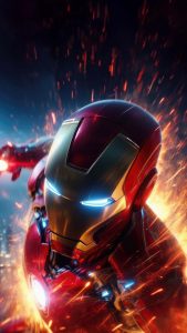 iron man metallic infinity iPhone Wallpaper HD