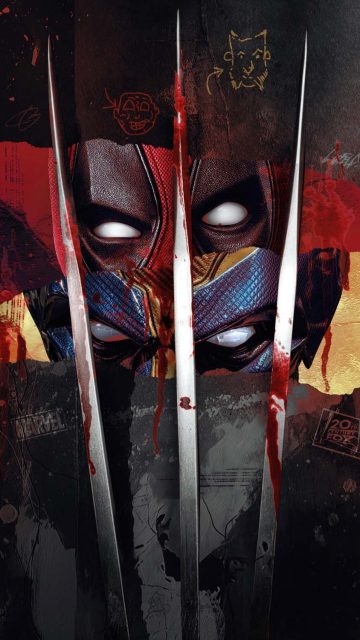 marvel deadpool and wolverine iPhone Wallpaper HD