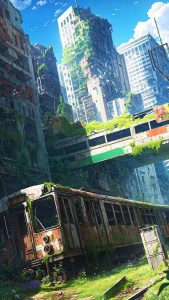 Abandoned World By sideygitart iPhone Wallpaper HD