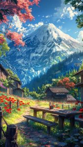 Alps Nature iPhone Wallpaper HD