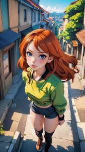 Anime Girl Redhead iPhone Wallpaper HD