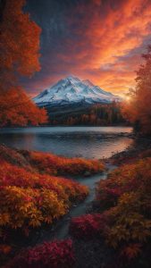 Autumn Mountains iPhone Wallpaper HD