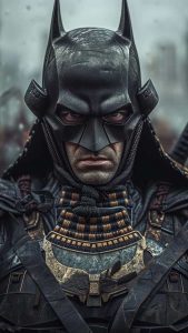 Batman Samurai By eroz.ai iPhone Wallpaper HD