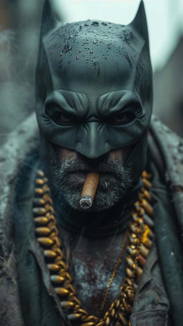 Batman Thug Life By eroz.ai iPhone Wallpaper HD