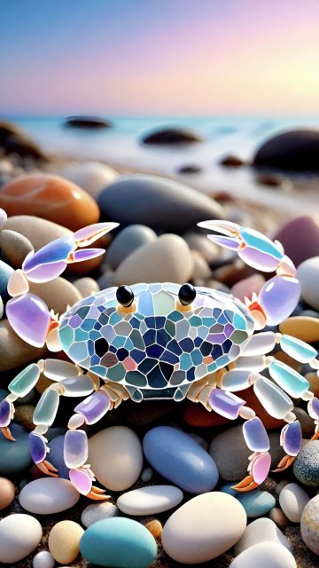 Colorful Crab iPhone Wallpaper HD