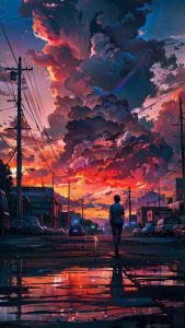 Explosive Clouds By zar4fussion iPhone Wallpaper HD