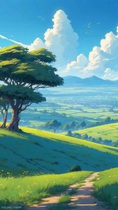 Green Mountains iPhone Wallpaper HD