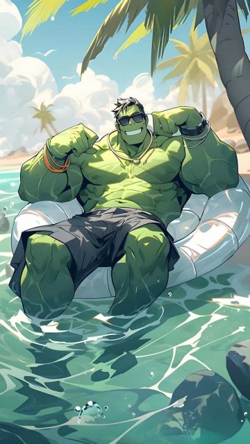 Hulk on Holidays iPhone Wallpaper HD