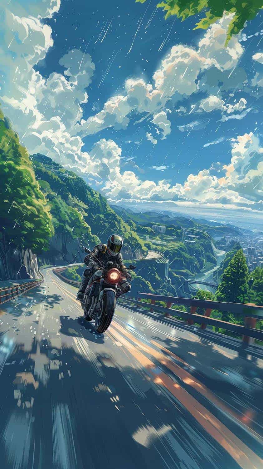 Hyper Riding By yokibyte iPhone Wallpaper HD