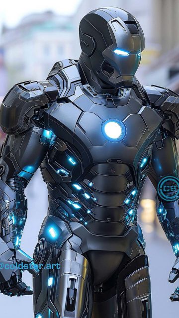 Iron Man Thick Armor iPhone Wallpaper HD
