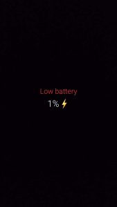 Low Battery iPhone Wallpaper HD